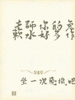 老师你的兔子好软水好多作文小说