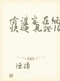 偷渡客在缅北送快递 见证100种逃亡