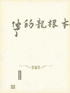 他的龙根本太大了