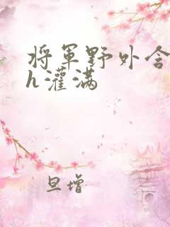 将军野外含公主h灌满