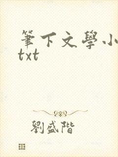 笔下文学小说网txt