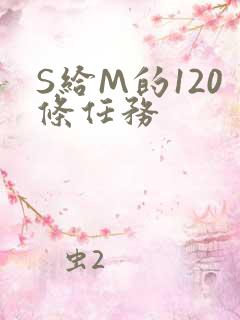 S给M的120条任务