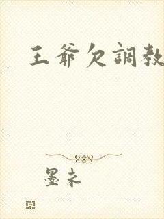 王爷欠调教