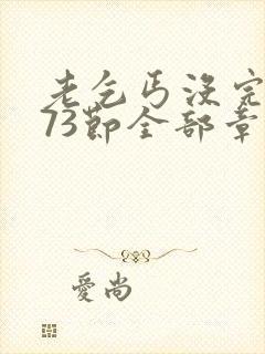 老乞丐没完没了73节全部章节内容