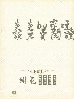 炎炎by霁晚小说免费阅读全文