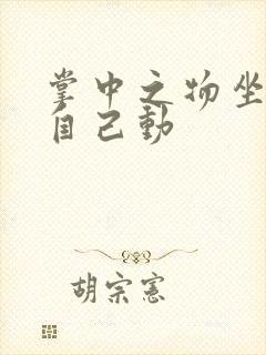 掌中之物坐上来自己动