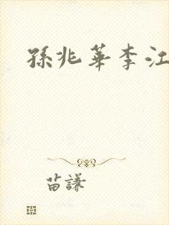 孙兆华李江小说