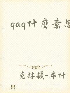 qaq什么意思