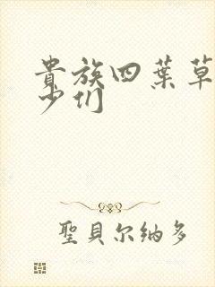 贵族四叶草的恶少们