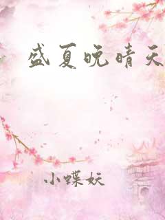 盛夏晚晴天结局