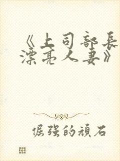 《上司部长出轨漂亮人妻》