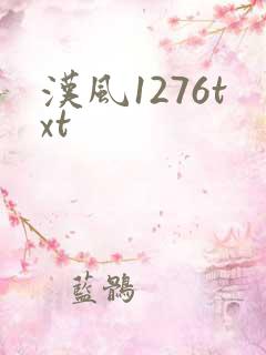 汉风1276txt