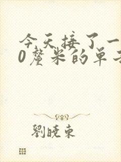 今天接了一个30厘米的单子