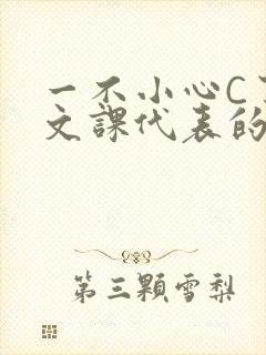 一不小心C了语文课代表的故事