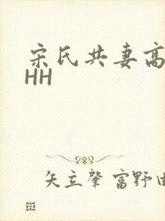 宋氏共妻高黄HHH