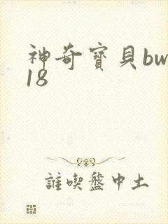 神奇宝贝bw118