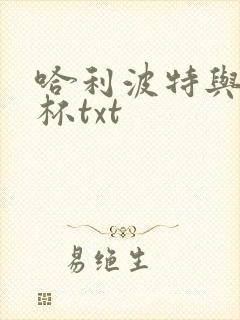 哈利波特与火焰杯txt