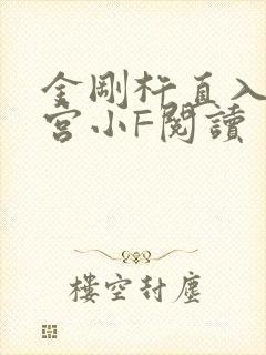 金刚杵直入莲花宫小F阅读