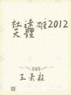 杜达雄2012天体