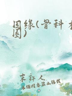 因缘(骨科 校园)