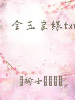 金玉良缘txt