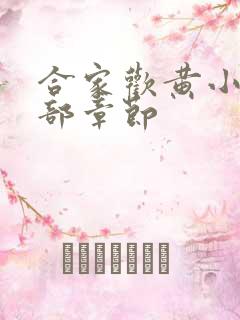合家欢黄小梅全部章节
