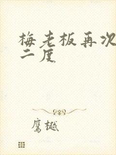 梅老板再次梅开二度