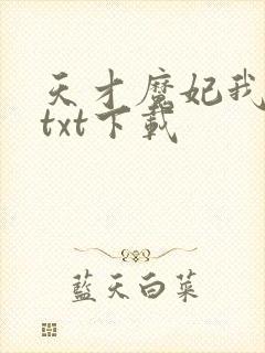 天才魔妃我要了txt下载