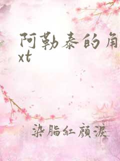 阿勒泰的角落txt