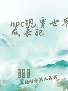 npc现实世界成长记