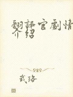 翻译官剧情分集介绍