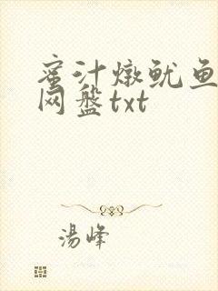 蜜汁炖鱿鱼百度网盘txt