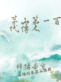 茅山第一百零八代传人