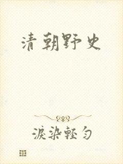清朝野史