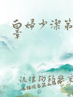 白妇少洁第22章