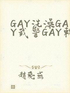 GAY洗澡GAY武警GAY软件