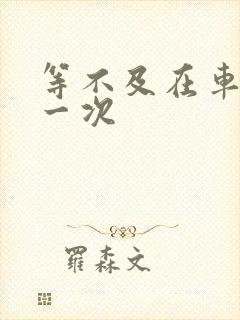 等不及在车里做一次