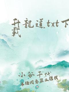 升龙道txt下载