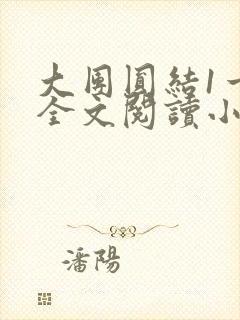 大团圆结1一6全文阅读小说