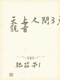 天上人间3免费观看