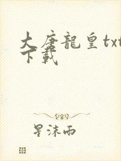 大唐龙皇txt下载