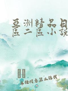 亚洲精品日韩一区二区小说