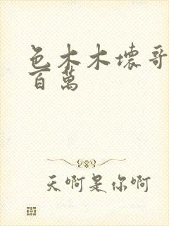 色木木坏哥哥集百万