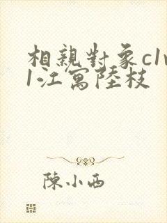 相亲对象c1v1江寓陆枝