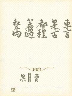 整篇都是车的多肉过程古言描写