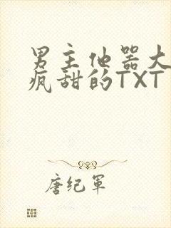 男主他器大活好疯甜的TXT