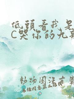 低头看我是怎么C哭你的九辫儿