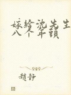 嫁给沈先生的第八个年头