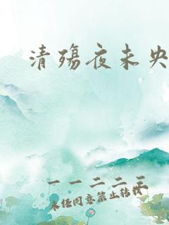 清殇夜未央