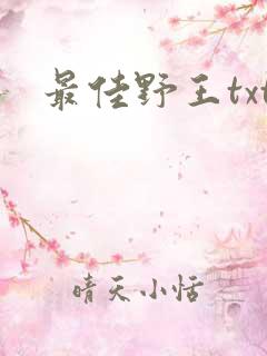 最佳野王txt